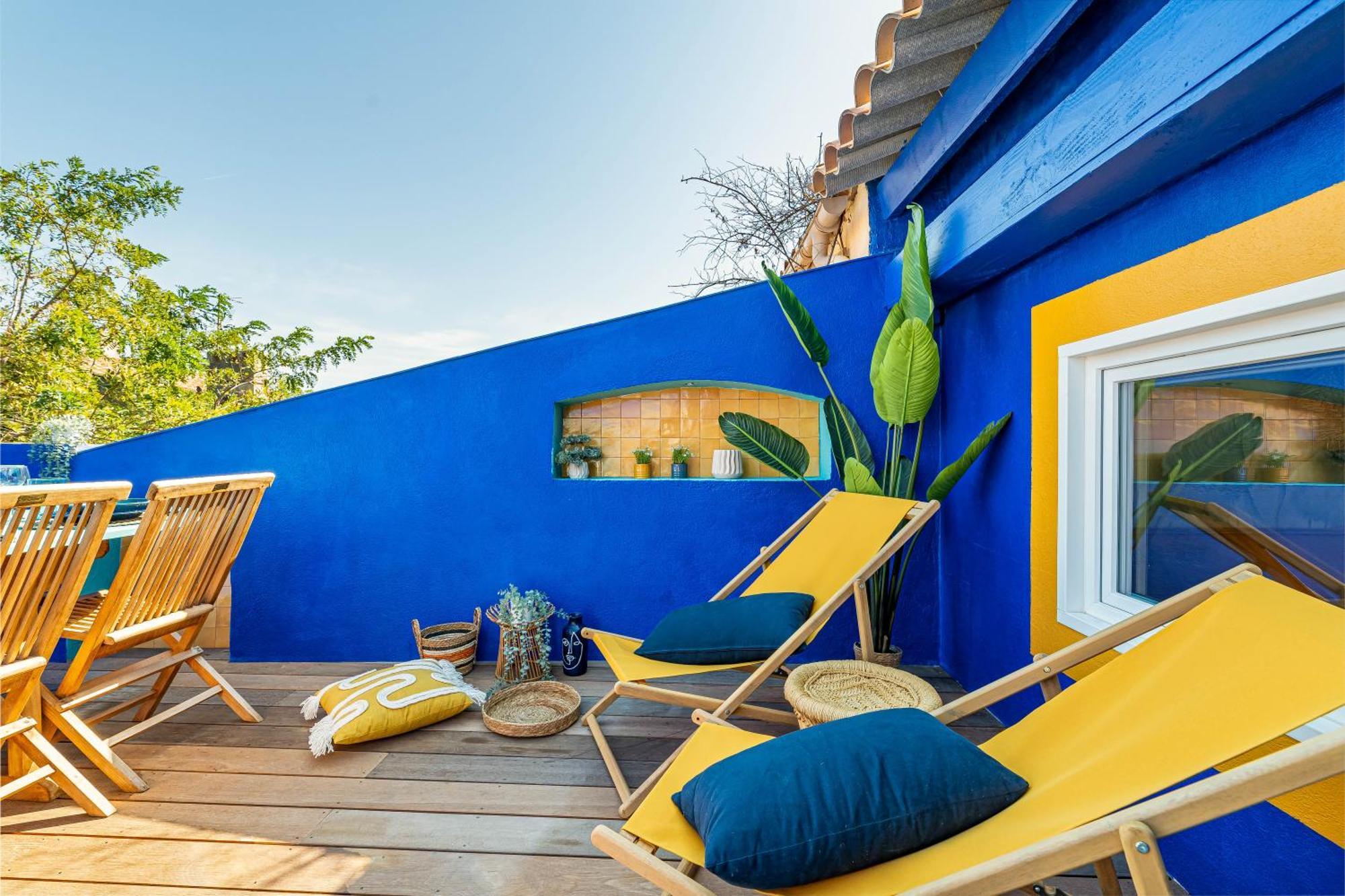 Casa Azul - Magnifique Duplex Coeur Historique 4 Chambres Avec Terrasse Vue Mer La Ciotat Kültér fotó