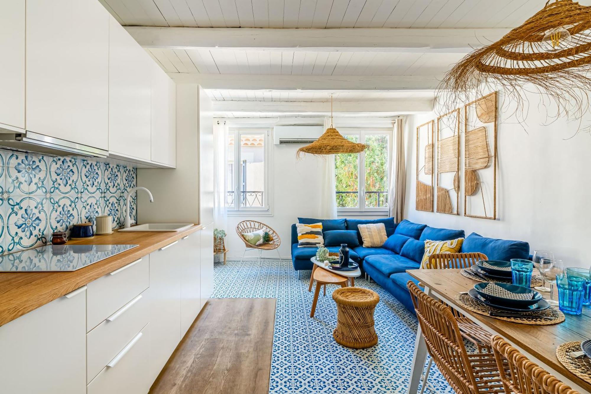 Casa Azul - Magnifique Duplex Coeur Historique 4 Chambres Avec Terrasse Vue Mer La Ciotat Kültér fotó